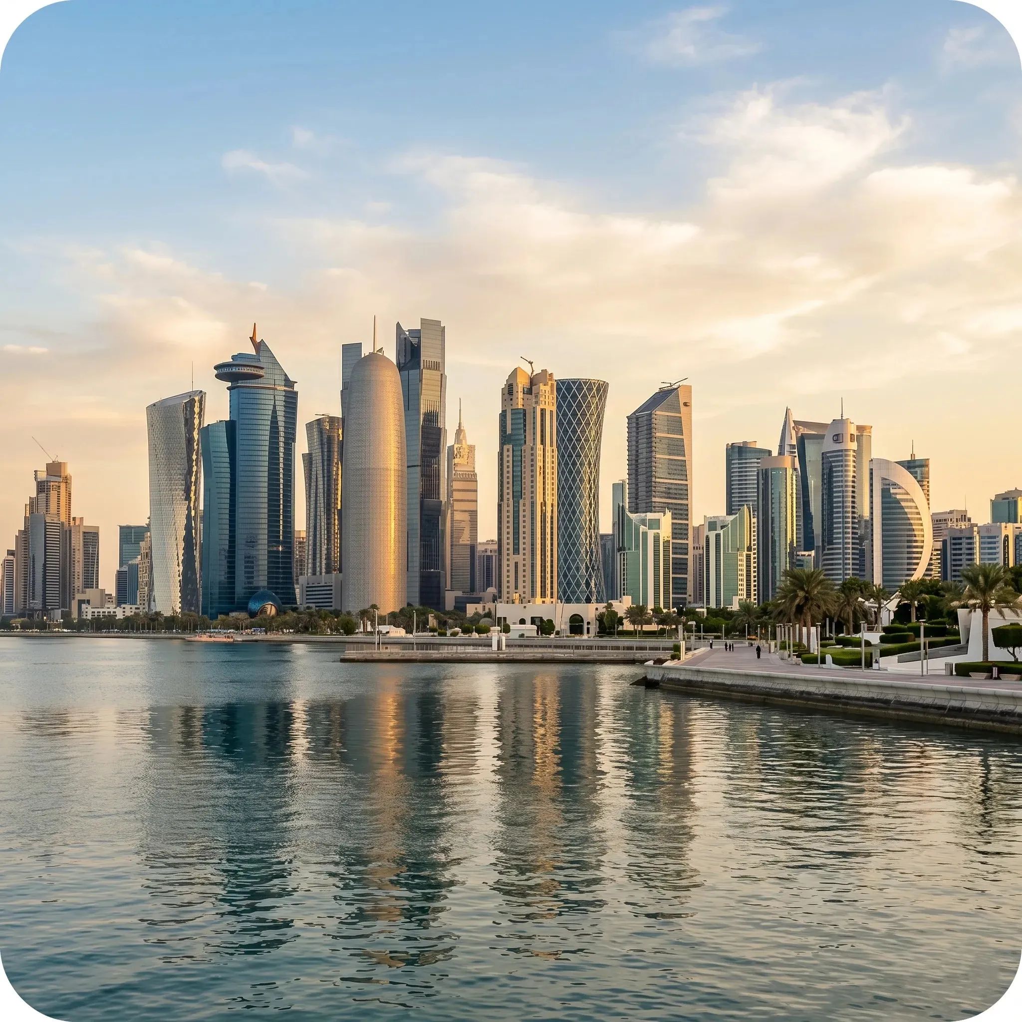 Doha Qatar Skyline
